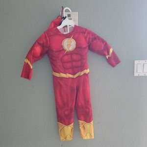 Kids Red Superhero Costume